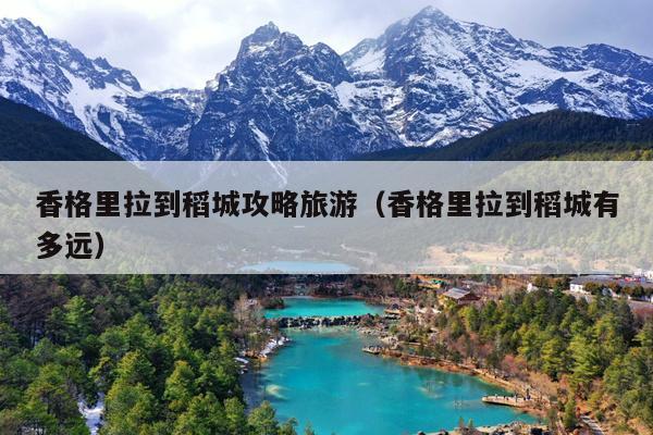 香格里拉到稻城攻略旅游（香格里拉到稻城有多远）