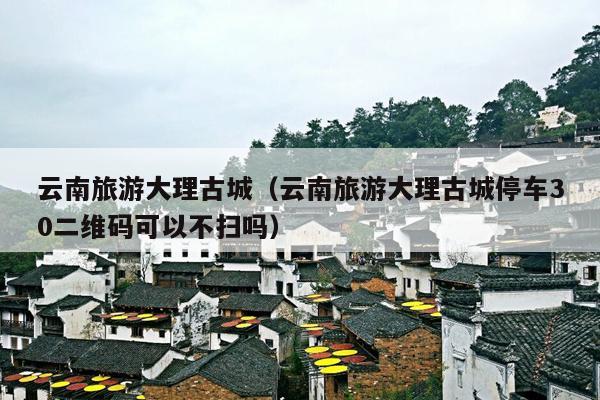 云南旅游大理古城（云南旅游大理古城停车30二维码可以不扫吗）