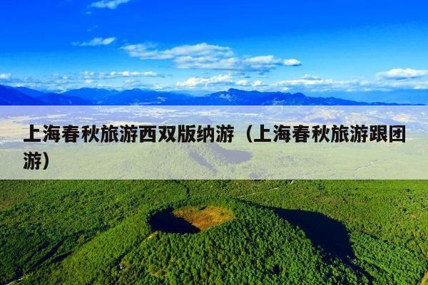 上海春秋旅游西双版纳游（上海春秋旅游跟团游）