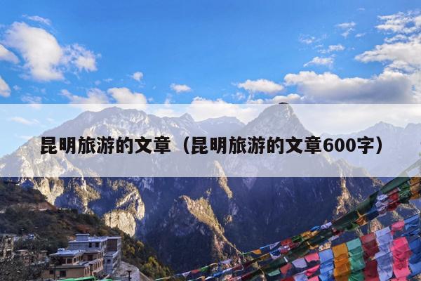 昆明旅游的文章（昆明旅游的文章600字）