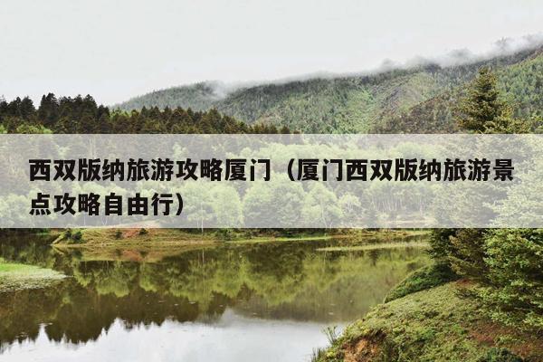 西双版纳旅游攻略厦门（厦门西双版纳旅游景点攻略自由行）